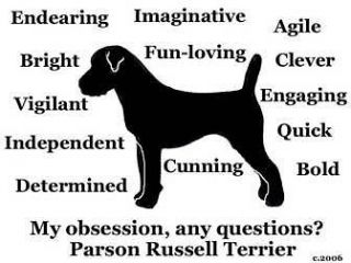 parson russell terrier dog obsession long sleeve t shirt time