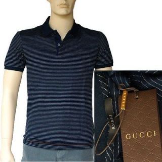 GUCCI Authentic New Mens Polo Shirt size S Made in Italy 100% Cotton 