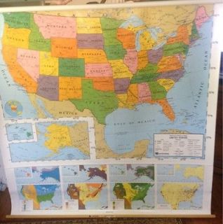 nystrom school retractable united states map 1np1  49 99 or 