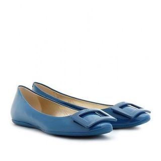 Brand New Roger Vivier Bluette Patent Leather Flats 36.5 or US6.5