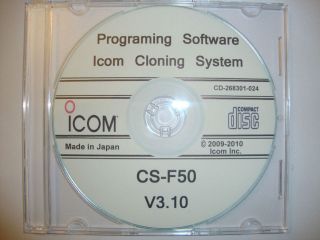 Icom CS F50 Programming/Cloning Software for Icom F50, F60 Series 