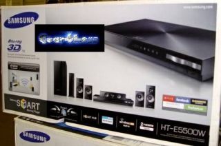 Samsung HT E5500w 2D 3 D Blu Ray Home Theater Surround System Wireless 