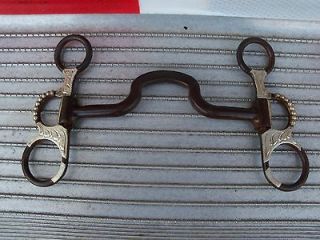 Cutting,Reining,Ranch Saddle/ Square Port E Bit with Short Shanks 