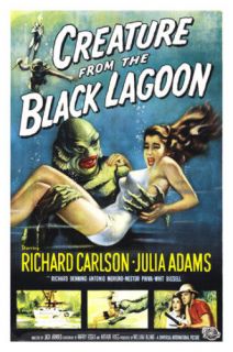 creature from the black lagoon movie poster 5 sizes more options print 