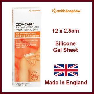 Cica Care Scar Treatment Silicone Gel Sheet 12x2.5cm Wound Reducer 