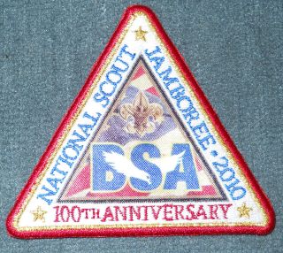 2010 National Boy Scout Jamboree Triangle On site Visitor Patch MINT 