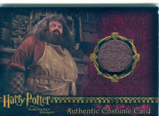 Harry Potter And The Sorcerers Stone Costume Card Rubeus Hagrid #025