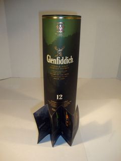 Glenfiddich Single Malt Scotch Whisky Bottle Inslator Box Valley of 