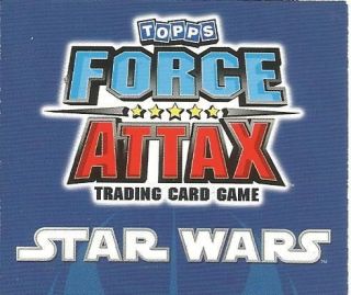   Wars FORCE ATTAX REPUBLIC TRADING CARD   See Cards Available NEW