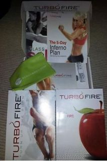 Complete Turbo Fire Intense Cardio Workout 15 DVD Set + Guides