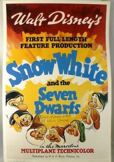 adriana caselotti signed snow white poster ca 1980 s time