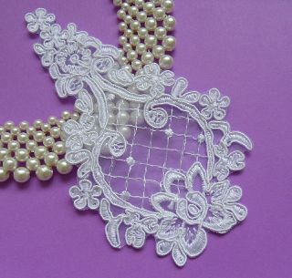 bridal lace applique in Sewing Notions & Tools