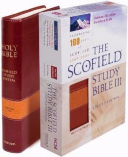 Scofield Study Bible III HCSB, Centennial Edition 2008, Hardcover 