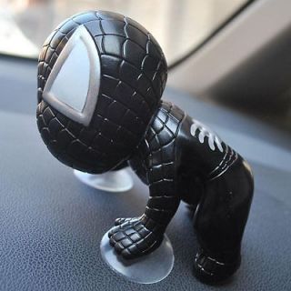 Black Spider man Car Window Sucker Any Smooth Place Toy Gift DT340