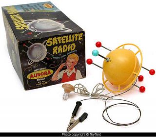 Aurora Satellite Radio 1957 Electronic Model Kit completed boxed set