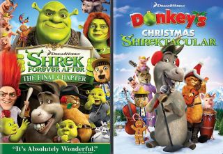 Shrek Forever After Donkeys Christmas Shrektacular DVD, 2010, 2 Disc 