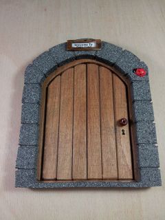 Wooden fairy/pixie door Free standing, shelf/skirting board,can be 
