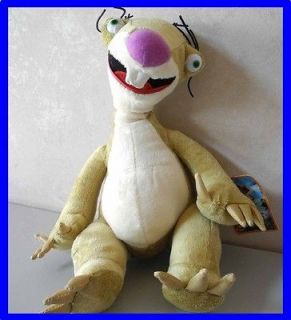 Sid the Sloth Ice Age Continental Drift Plush Animal Doll Toy 12 