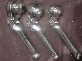   Stubby Handle 1/2 3/8 1/4 Drive Ratchet Set snap on to SAE Sockets