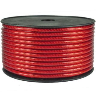 New 20 ft 6 Ga Gauge Red Car Audio Power Ground Wire Cable AWG