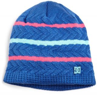 DC Shoes Womens Christie Beanie winter hat knit snow cap Blue NEW