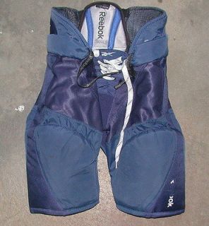 Used Blue Reebock Jofa Ice Hockey Pants ~ Size Jr XL, 27 29, 69 74 cm