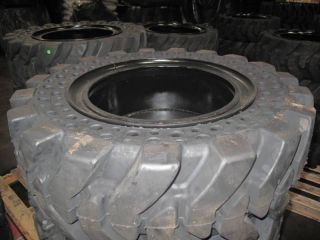 10x16 5 new skid steer solid tires and wheels 4