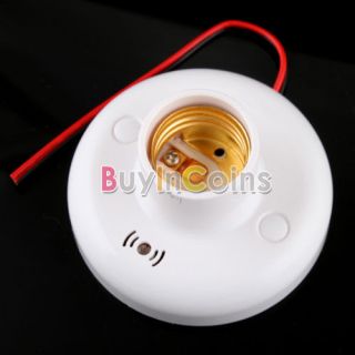 New Lamp Holder E27 Sound Voice Control Induction Light Bulb Switch 