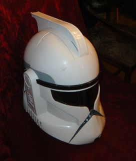 Star Wars Clone Wars Storm Trooper Helmet Voice Changer EUC Talking