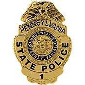 pennsylvania pa state police mini badge lapel pin pasp time