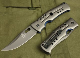   Saber steel Titanium Camping Folding Lock Clip sharp Knife k62 lb