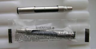 sheaffer fountain pen squeeze converter new nos 
