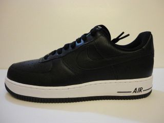 NIKE AIR FORCE 1 ONE AF1 MENS BLACK SHOES SNEAKERS sz 11.5 RARE!!!