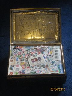 250 different west german stamps off paper from united kingdom