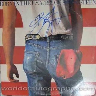 BRUCE SPRINGSTEEN Born in USA Autograph Signed Album Record Certified 