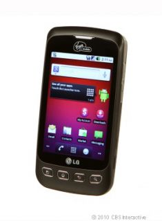 LG Optimus V   Black (Virgin Mobile) Smartphone CLEAN ESN KV87