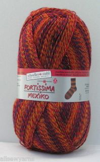 Schoeller + Stahl Fortissima Mexiko Grandee 4 Ply Sock yarn Sh 173 