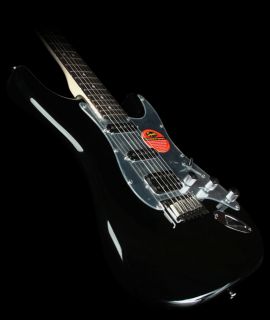 Squier Fender Black Chrome Standard HSS Stratocaster Strat RW FB 