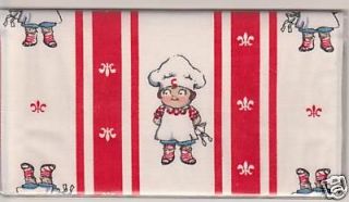 campbells soup kids checkbook cover fabric chef 2 new time