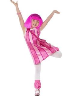 Kids Age 7 9 Years Lazy Town Stephanie Fancy Dress Fun Play Costume 