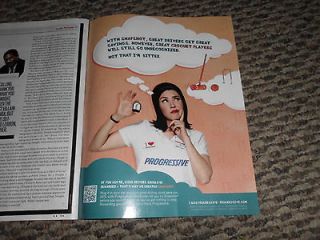   Print Ad Flo Progressive Insurance Stephanie Courtney Snapshot 7x10