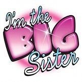 the big sister girls white t shirt size s 6 8
