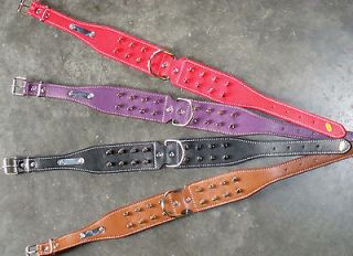 Lot of 12 spiked dog collars w/D ring for MEDIUM/LARGE size dogs