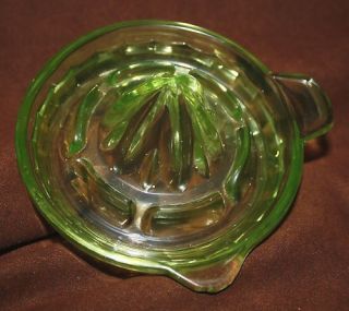 green depression glass reamer from canada time left $ 10