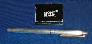   Blanc Noblesse fountain pen sterling silver 18kt nib 750 nib writes
