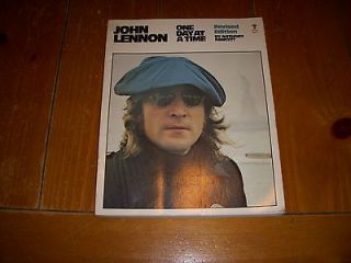 John Lennon  One Day at a Time a Personal Biography by Anthony 