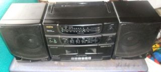 Vintage 1995 SANYO M9300 Boombox Radio Cassette Ghetto Blaster