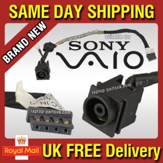 SONY Vaio VPCEB14FX, VPCEB14FX/WI DC Power Jack Wire Cable Harness 