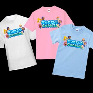 BUBBLE GUPPIES RED PINK BLUE KID YOUTH GIRLS BOYS T SHIRT SIZE 2T 4T 6 