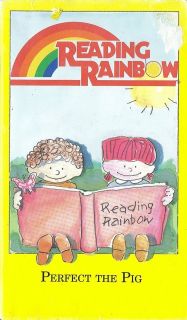READING RAINBOW Perfect Pig VHS Susan Jeschke childrens TV show LeVar 